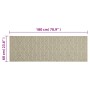 Alfombra de cocina lavable terciopelo hojas 60x180 cm von , Fußmatten - Ref: Foro24-4005633, Preis: 43,35 €, Rabatt: %