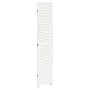 Biombo separador de 4 paneles madera maciza Paulownia blanco by , Room dividers - Ref: Foro24-358835, Price: 122,96 €, Discou...