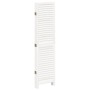 Biombo separador de 5 paneles madera maciza Paulownia blanco by , Room dividers - Ref: Foro24-358837, Price: 135,44 €, Discou...