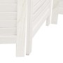 Biombo separador de 5 paneles madera maciza Paulownia blanco by , Room dividers - Ref: Foro24-358837, Price: 135,44 €, Discou...