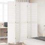 Biombo separador de 5 paneles madera maciza Paulownia blanco by , Room dividers - Ref: Foro24-358840, Price: 174,83 €, Discou...