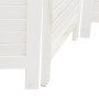 Biombo separador de 5 paneles madera maciza Paulownia blanco by , Room dividers - Ref: Foro24-358840, Price: 174,83 €, Discou...