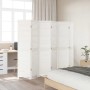 Biombo separador de 6 paneles madera maciza Paulownia blanco by , Room dividers - Ref: Foro24-358842, Price: 190,41 €, Discou...