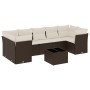 Set sofás de jardín 8 piezas y cojines ratán sintético marrón de , Conjuntos de jardín - Ref: Foro24-3217293, Precio: 544,10 ...