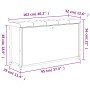 Banco zapatero con cajón abatible negro 102x32x56 cm by , Benches for halls and storage - Ref: Foro24-835127, Price: 98,34 €,...