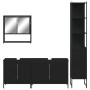 Juego de muebles de baño 4 pzas madera contrachapada negro by , Bathroom furniture - Ref: Foro24-3214690, Price: 242,50 €, Di...