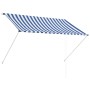 Toldo retráctil 200x150 cm azul y blanco von , Markisen - Ref: Foro24-143747, Preis: 47,24 €, Rabatt: %
