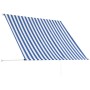 Toldo retráctil 200x150 cm azul y blanco de , Toldos - Ref: Foro24-143747, Precio: 48,00 €