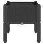 Jardinera con patas PP negro 40x40x42 cm von , Töpfe und Pflanzgefäße - Ref: Foro24-367888, Preis: 38,95 €, Rabatt: %