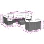 Set de sofás de jardín 10 pzas con cojines ratán sintético gris by , Garden sets - Ref: Foro24-3256145, Price: 728,81 €, Disc...