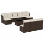 Set de sofás de jardín 11 pzas cojines ratán sintético marrón von , Gartensets - Ref: Foro24-3218303, Preis: 649,81 €, Rabatt: %