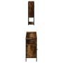 Set de muebles baño 3 pzas madera contrachapada roble ahumado von , Badezimmermöbel - Ref: Foro24-3214667, Preis: 153,91 €, R...