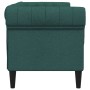 Sofá Chesterfield de 2 plazas tela verde oscuro by , Sofas - Ref: Foro24-372551, Price: 321,73 €, Discount: %