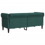 Sofá Chesterfield de 2 plazas tela verde oscuro by , Sofas - Ref: Foro24-372551, Price: 321,73 €, Discount: %