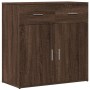 Aparador de madera de ingeniería marrón roble 79x38x80 cm de , Aparadores - Ref: Foro24-840526, Precio: 111,86 €