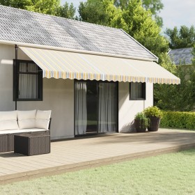 Tela de repuesto de toldo rayas de colores 6x3 m by , Awnings - Ref: Foro24-367732, Price: 87,34 €, Discount: %