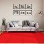 Alfombra de pelo corto OVIEDO rojo 200x200 cm de , Alfombras - Ref: Foro24-375626, Precio: 98,99 €, Descuento: %