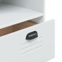 Aparador alto VIKEN madera maciza de pino blanco 80x40x200 cm by , Sideboards - Ref: Foro24-3207141, Price: 336,30 €, Discoun...