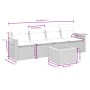 Set de sofás de jardín 5 pzas con cojines ratán sintético negro by , Garden sets - Ref: Foro24-3226617, Price: 383,99 €, Disc...