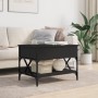 Mesa de centro madera de ingeniería y metal negro 70x50x50 cm by , Coffee table - Ref: Foro24-845351, Price: 75,85 €, Discoun...