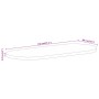 Tablero de mesa ovalado madera maciza mango rugosa 140x60x3,8cm by , Table tops - Ref: Foro24-370121, Price: 161,68 €, Discou...