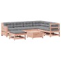 Juego de muebles jardín 8 pzas y cojines madera abeto Douglas von , Gartensets - Ref: Foro24-3250570, Preis: 903,60 €, Rabatt: %