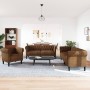 Juego de sofás 3 piezas tela marrón von , Sofas - Ref: Foro24-3209199, Preis: 908,02 €, Rabatt: %