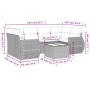 Juego de sofás de jardín 7 piezas con cojines ratán PE marrón von , Gartensets - Ref: Foro24-3221122, Preis: 465,62 €, Rabatt: %