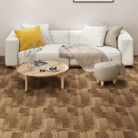 Bodenteppichfliesen 20 Einheiten 5 m² braun von vidaXL, Böden und Teppiche - Ref: Foro24-331490, Preis: 129,46 €, Rabatt: %
