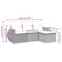 Set de sofás de jardín 4 pzas y cojines ratán sintético marrón von , Gartensets - Ref: Foro24-3221272, Preis: 268,63 €, Rabat...