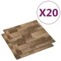 Floor carpet tiles 20 units 5 m² brown by vidaXL, Floors and carpets - Ref: Foro24-331490, Price: 129,03 €, Discount: %