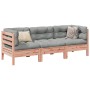 Set de sofás jardín 3 pzas con cojines madera abeto Douglas by , Garden sets - Ref: Foro24-3299273, Price: 276,59 €, Discount: %