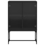 Armario auxiliar con puertas de vidrio negro 69x37x100 cm de , Aparadores - Ref: Foro24-836547, Precio: 90,94 €, Descuento: %