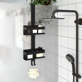 Estante colgante de ducha acero inox cepillado 304 negro mate by , Shelves - Ref: Foro24-4004904, Price: 39,34 €, Discount: %