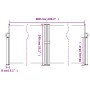 Toldo lateral retráctil blanco 140x600 cm von , Sonnenschirme - Ref: Foro24-4004616, Preis: 119,26 €, Rabatt: %