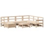 Set Gartensofas 8-teilig massives Kiefernholz von , Gartensets - Ref: Foro24-3250572, Preis: 468,49 €, Rabatt: %