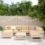 Set Gartensofas 8-teilig massives Kiefernholz von , Gartensets - Ref: Foro24-3250572, Preis: 468,49 €, Rabatt: %