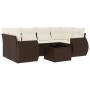 Juego de sofás de jardín 7 piezas con cojines ratán PE marrón by , Garden sets - Ref: Foro24-3253460, Price: 502,34 €, Discou...