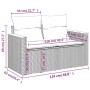 Set de sofás de jardín 7 pzas con cojines ratán sintético negro by , Garden sets - Ref: Foro24-3227044, Price: 550,61 €, Disc...