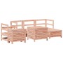 Set mit 7 Gartensofas aus massiver Tanne Douglasie von , Gartensets - Ref: Foro24-3250530, Preis: 480,33 €, Rabatt: %