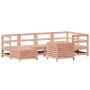 Juego de sofás de jardín 7 pzas madera maciza de abeto Douglas by , Garden sets - Ref: Foro24-3250966, Price: 472,24 €, Disco...