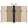 Toldo lateral retráctil gris taupe 160x1000 cm by , Umbrellas - Ref: Foro24-4004739, Price: 149,99 €, Discount: %