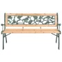 Banco de jardín de madera 122 cm de vidaXL, Bancos de jardín - Ref: Foro24-40261, Precio: 81,31 €, Descuento: %