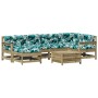 Juego de muebles jardín 7 pzas y cojines madera pino impregnada by , Garden sets - Ref: Foro24-3250939, Price: 652,20 €, Disc...