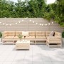 Juego de sofás de jardín 7 piezas madera maciza de pino von , Gartensets - Ref: Foro24-3250880, Preis: 409,03 €, Rabatt: %