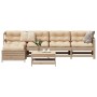 Set mit 6 Gartensofas aus massivem Kiefernholz von , Gartensets - Ref: Foro24-3250924, Preis: 270,65 €, Rabatt: %