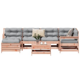 Juego de sofás de jardín 7 pzas madera maciza de abeto Douglas by , Garden sets - Ref: Foro24-3250958, Price: 395,89 €, Disco...