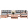 Juego de sofás de jardín 7 pzas madera maciza de abeto Douglas by , Garden sets - Ref: Foro24-3250958, Price: 395,89 €, Disco...