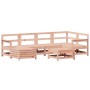Juego de sofás de jardín 7 pzas madera maciza de abeto Douglas by , Garden sets - Ref: Foro24-3250958, Price: 395,89 €, Disco...