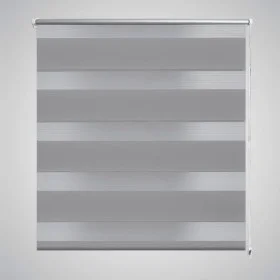 Zebra Blind 40 x 100 cm Gray by vidaXL, Blinds and blinds - Ref: Foro24-240183, Price: 16,35 €, Discount: %